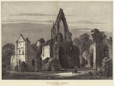 Dryburgh Abbey by Samuel Read
